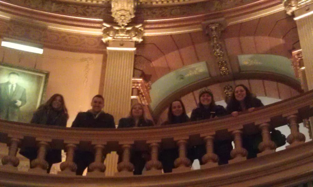 AmeriCorps Members in the State Capital, Lansing