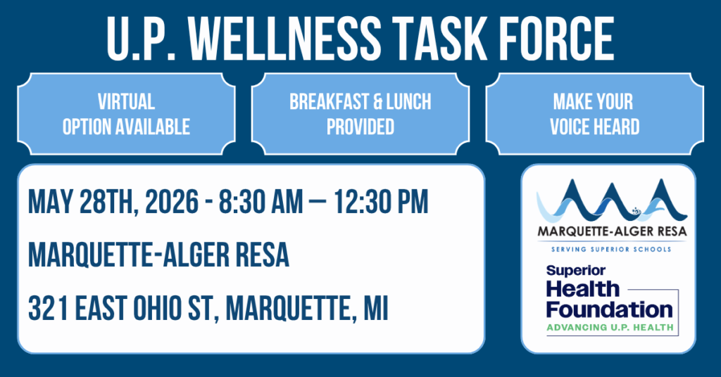 U.P. Wellness Task Force social media graphic